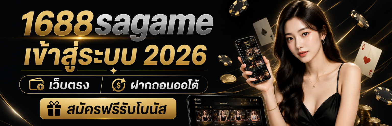 1688sagame เข้าสู่ระบบ 2026 เว็บตรง ฝากถอนออโต้ สมัครฟรีรับโ ปก